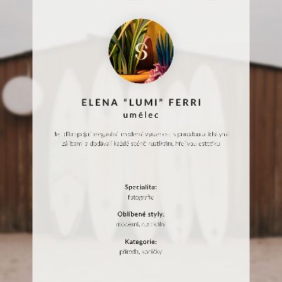Plagát do izby Surfovacia pláž