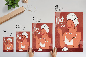 Plagát do obývačky Sebavedomý