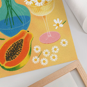 Plagát do izby Kvety a ovocie