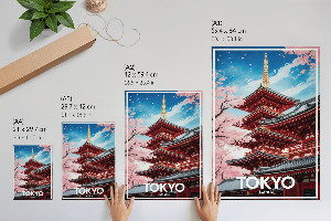 Poster na stenu Tokio, Japonsko