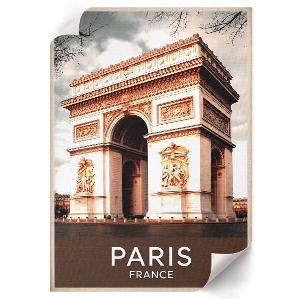 Retro plagát Víťazný oblúk