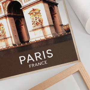 Retro plagát Víťazný oblúk