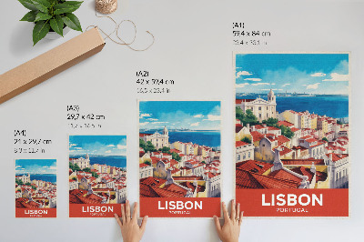 Plagát do obývačky Lisabon Portugalsko