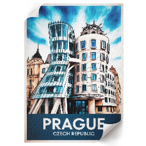 Plagát do izby Architektúra Praha
