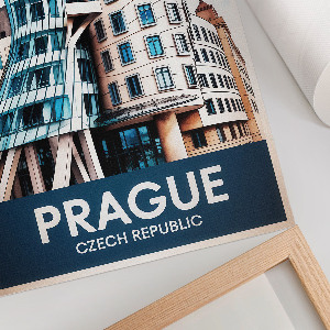 Plagát do izby Architektúra Praha