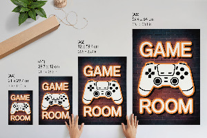 Retro plagát Neónový ovládač