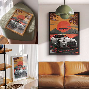Plagát do izby Auto Japonsko