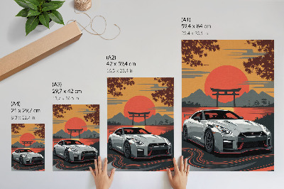 Plagát do izby Auto Japonsko