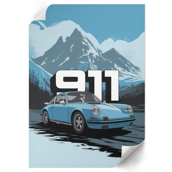 Plagát do obývačky Jazda na horách