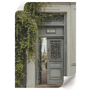 Poster na stenu Zelené dvere