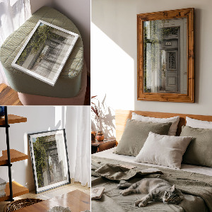 Poster na stenu Zelené dvere