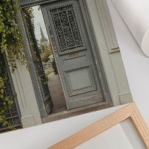 Poster na stenu Zelené dvere