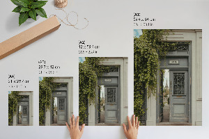 Poster na stenu Zelené dvere