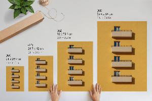 Plagát do izby Žltá architektúra