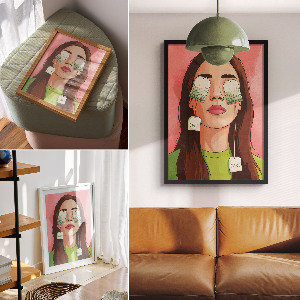 Plagát do izby Relaxujte s čajom