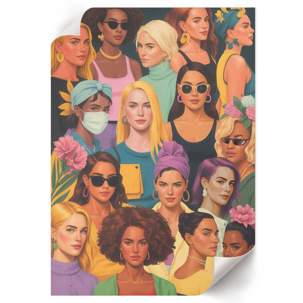 Poster na stenu Portréty žien