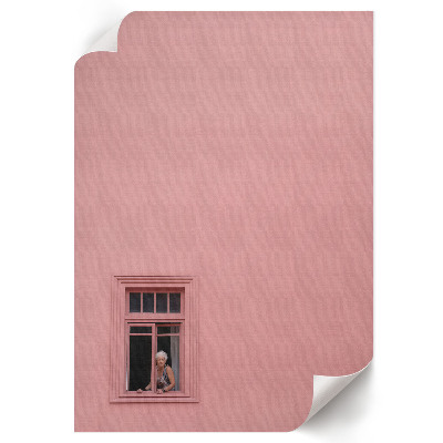 Poster na stenu Ružové okno
