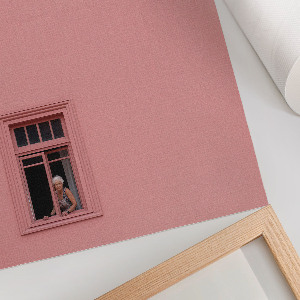Poster na stenu Ružové okno