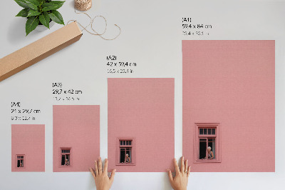 Poster na stenu Ružové okno
