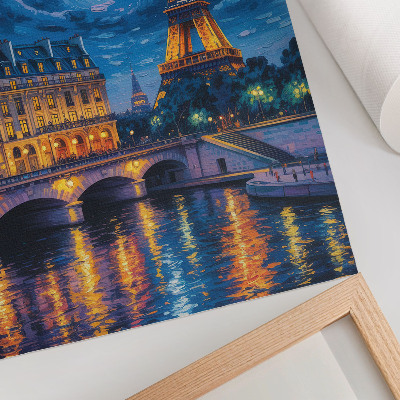 Poster na stenu Paríž v noci