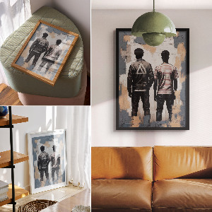 Retro plagát Mestská energia