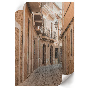 Retro plagát Mestská ulica