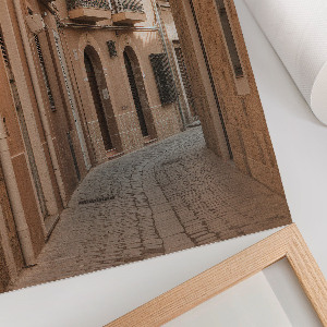 Retro plagát Mestská ulica