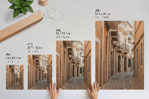 Retro plagát Mestská ulica