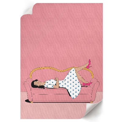 Plagát do izby Ružová relaxácia