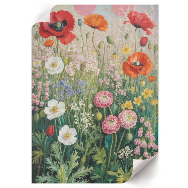 Plagát do izby Kvetinová mágia