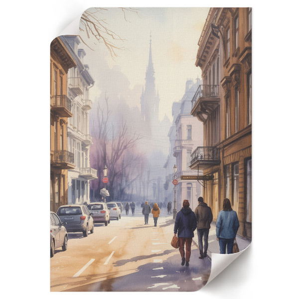 Plagát do obývačky Mestský mier