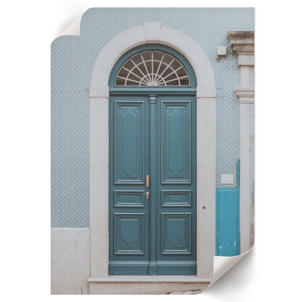 Plagát do obývačky Modré dvere