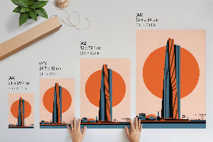 Plagát do obývačky Mesto budúcnosti