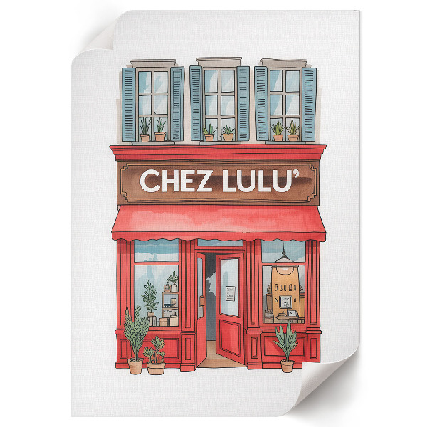 Plagát do izby Krásna kaviareň