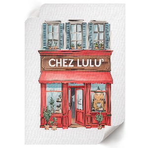 Plagát do izby Krásna kaviareň