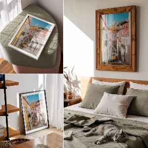 Plagát do obývačky Mestský mier