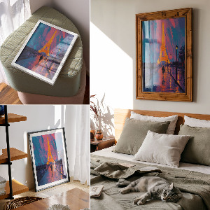 Plagát do izby Nočná panoráma