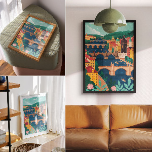 Poster na stenu Mestská krajina