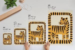 Plagát do obývačky Grafický tiger
