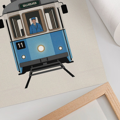 Poster na stenu Nostalgická električka