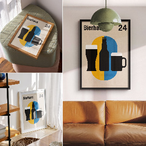 Retro plagát Plagát Bierhausu