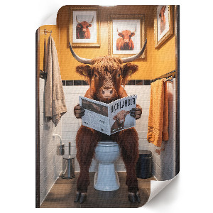 Poster na stenu Buffalo na záchode