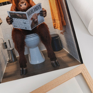Poster na stenu Buffalo na záchode