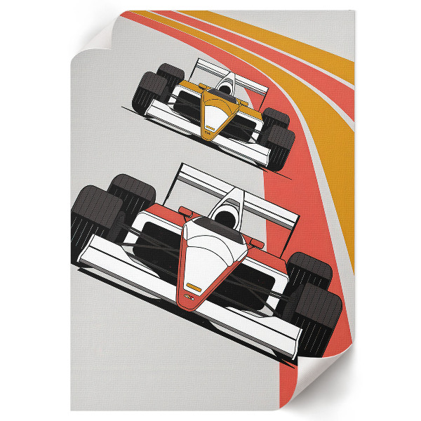 Plagát do obývačky Formulové preteky