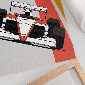 Plagát do obývačky Formulové preteky