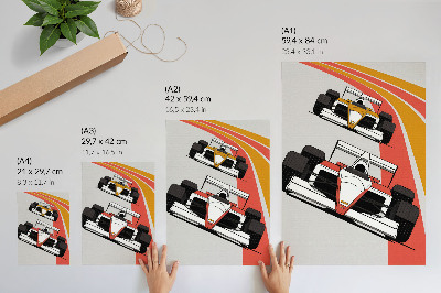 Plagát do obývačky Formulové preteky