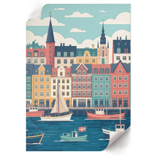 Plagát do izby Škandinávske čaro