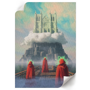 Plagát do obývačky Magický hrad