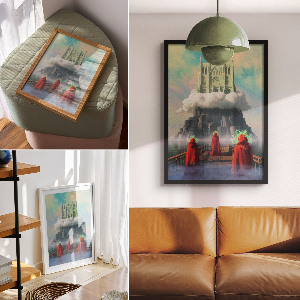 Plagát do obývačky Magický hrad