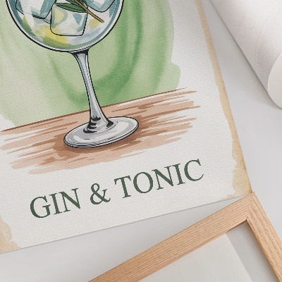 Plagát do izby Gin tonik